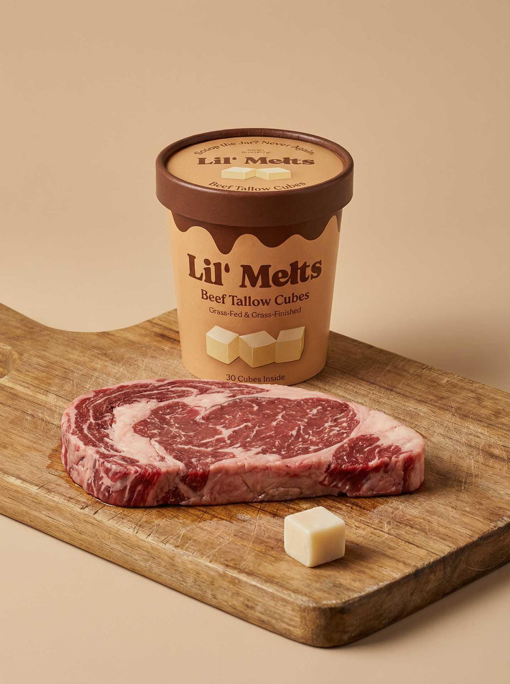 Grass-Fed Beef Tallow Cooking Cubes